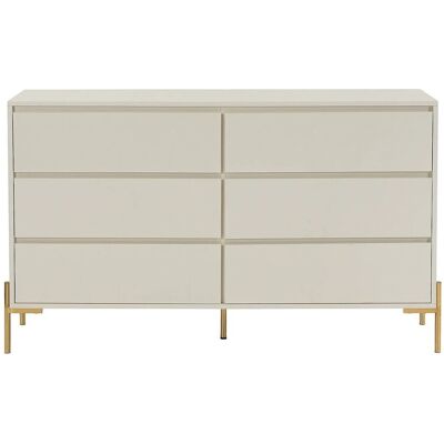 Vente-unique Kommode Korasa Beige 140 cm Vente-unique Kommode Korasa Beige 140 cm
