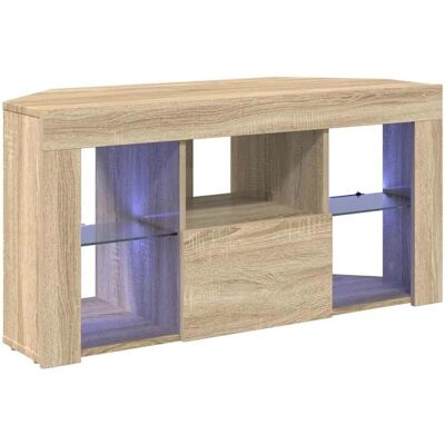 vidaXL Eck-LED-TV-Schrank Sonoma-Eiche 100 x 40 x 50 cm Holzwerkstoff 889797 vidaXL Eck-LED-TV-Schrank Sonoma-Eiche 100 x 40 x 50 cm Holzwerkstoff 889797