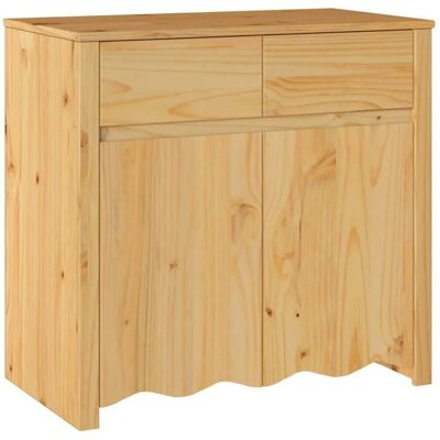vidaXL Eiche Holz Mittel Stauraum Sideboard - Sideboard vidaXL Eiche Holz Mittel Stauraum Sideboard - Sideboard