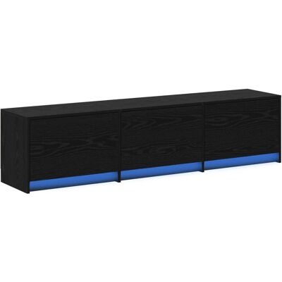 vidaXL TV-Schränk Schwarz Eichen-Optik 165 x 34 x 40 cm Holzwerkstoff 8006552 vidaXL TV-Schränk Schwarz Eichen-Optik 165 x 34 x 40 cm Holzwerkstoff 8006552