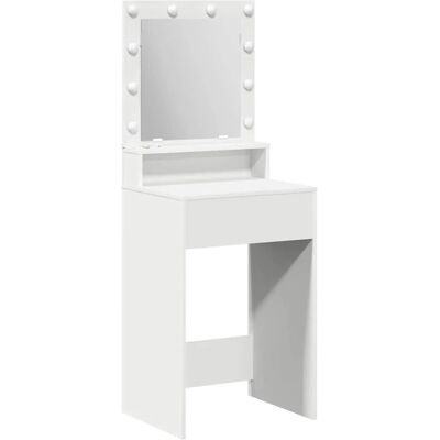 vidaXL Weiß Holzwerkstoff Spiegel Frisiertisch - Mirror Dressing Table vidaXL Weiß Holzwerkstoff Spiegel Frisiertisch - Mirror Dressing Table