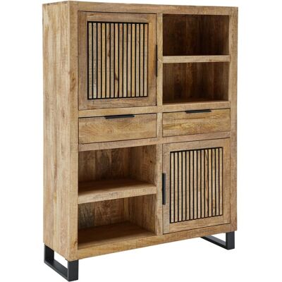 Mömax Highboard Everest Naturfarben/Schwarz Mömax Highboard Everest Naturfarben/Schwarz