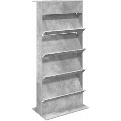 vidaXL Magazinregal Beton Grau 70 x 41 x 156 cm Holzwerkstoff 899522 vidaXL Magazinregal Beton Grau 70 x 41 x 156 cm Holzwerkstoff 899522