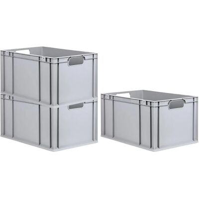PROREGAL - NextGen Eurobox - 65L - Grau - Aufbewahrungsbox PROREGAL - NextGen Eurobox - 65L - Grau - Aufbewahrungsbox