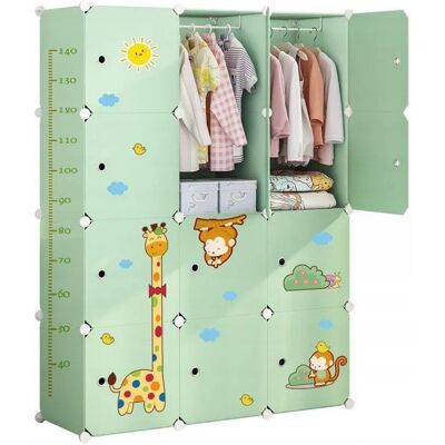 Rebiko Modularer Schrank Großes Regal Für Spielzeug Geräumiger Farbenfroher Kleiderschrank Für Kinder Rebiko Modularer Schrank Großes Regal Für Spielzeug Geräumiger Farbenfroher Kleiderschrank Für Kinder