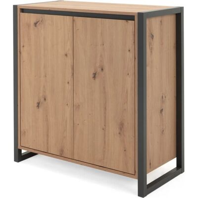 Furn.Design - Malta - Artisan Eiche - Anthrazit - Kommode Furn.Design - Malta - Artisan Eiche - Anthrazit - Kommode