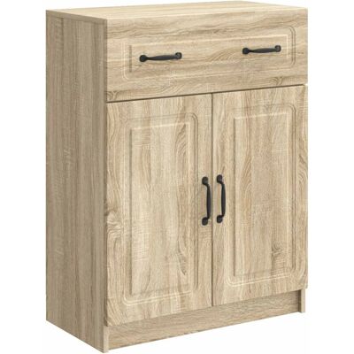 vidaXL Sideboard Sonoma-Eiche 66 x 34,5 x 87 cm Holzwerkstoff 895787 vidaXL Sideboard Sonoma-Eiche 66 x 34,5 x 87 cm Holzwerkstoff 895787