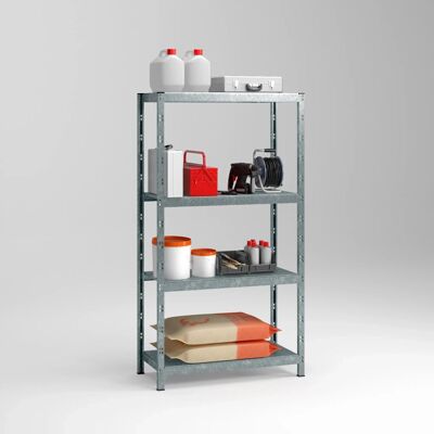 Schulte Regalwelt Verzinktes Stecksysthem-Regal - 4 Böden - 195x100x50 cm Schulte Regalwelt Verzinktes Stecksysthem-Regal - 4 Böden - 195x100x50 cm