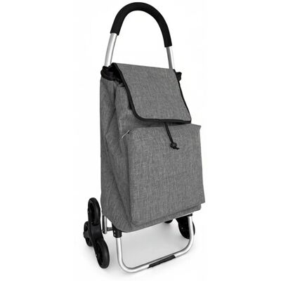 Relaxdays Einkaufstrolley Polyester Aluminium Grau Treppensteiger Klappbar 101 cm x 48 cm x 38 cm 2,5 kg Relaxdays Einkaufstrolley Polyester Aluminium Grau Treppensteiger Klappbar 101 cm x 48 cm x 38 cm 2,5 kg