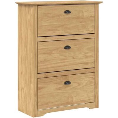 vidaXL Schuhregal BODO Honigbraun 80 x 35 x 118 cm Holzwerkstoff 42023477 vidaXL Schuhregal BODO Honigbraun 80 x 35 x 118 cm Holzwerkstoff 42023477