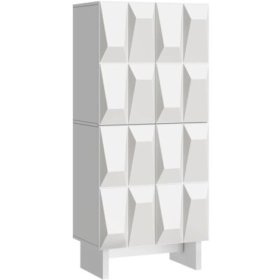 Merax Schuhschrank Sideboard 4 Türen Verstellbare Böden Flur Wohnzimmer Merax Schuhschrank Sideboard 4 Türen Verstellbare Böden Flur Wohnzimmer