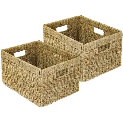 HMF 37049-S2 Aufbewahrungskorb Korb Seegras Billy 35 x 25 x 20 cm HMF 37049-S2 Aufbewahrungskorb Korb Seegras Billy 35 x 25 x 20 cm