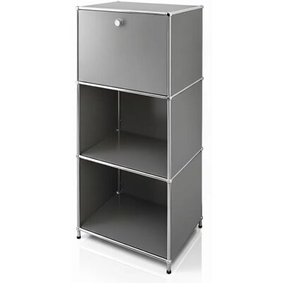 Floordirekt Metallregal Concept Epure MK-107 4 Ebenen 50 x 40 x 121 cm Grau Floordirekt Metallregal Concept Epure MK-107 4 Ebenen 50 x 40 x 121 cm Grau