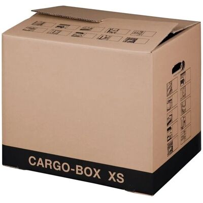 PROREGAL Mega Deal 300x Cargobox XS LxBxH 455x345x380mm mit Steckboden & Grifflöchern Braun Faltkarton Umzugskarton PROREGAL Mega Deal 300x Cargobox XS LxBxH 455x345x380mm mit Steckboden & Grifflöchern Braun Faltkarton Umzugskarton