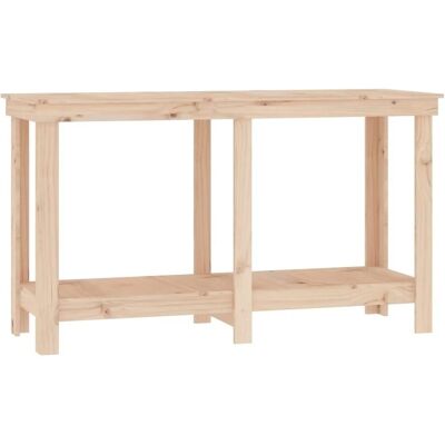 vidaXL Werkbank 140x50x80 cm Massivholz Kiefer 822506 vidaXL Werkbank 140x50x80 cm Massivholz Kiefer 822506
