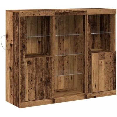 vidaXL Sideboard Altholz 123 x 37 x 100 cm Holzwerkstoff 3333119 vidaXL Sideboard Altholz 123 x 37 x 100 cm Holzwerkstoff 3333119