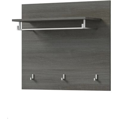 Inn.Furn Garderobenpaneel Grau 80 cm mit Kleiderstange Rumba Inn.Furn Garderobenpaneel Grau 80 cm mit Kleiderstange Rumba