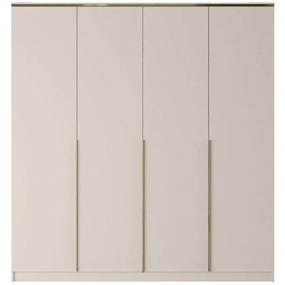 Vente-unique Kleiderschrank Vukia Beige 200 cm Vente-unique Kleiderschrank Vukia Beige 200 cm