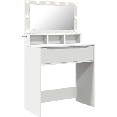 vidaXL Schlafzimmer-Frisiertische mit Speicher Weiß 80 x 39,6 x 135 cm 888967 vidaXL Schlafzimmer-Frisiertische mit Speicher Weiß 80 x 39,6 x 135 cm 888967