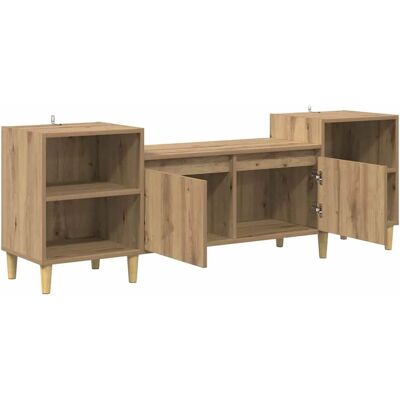 vidaXL TV-Schrank Artisan-Eiche 160 x 35 x 55 cm Holzwerkstoff 881025 vidaXL TV-Schrank Artisan-Eiche 160 x 35 x 55 cm Holzwerkstoff 881025