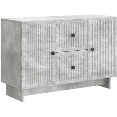 vidaXL Sideboard Betongrau 89 x 34,5 x 60 cm Holzwerkstoff 893968 vidaXL Sideboard Betongrau 89 x 34,5 x 60 cm Holzwerkstoff 893968