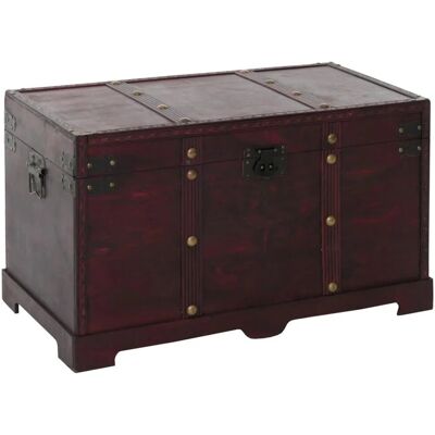 MCW Holztruhe Antibes Antikoptik 39x67x38cm Eckig MCW Holztruhe Antibes Antikoptik 39x67x38cm Eckig