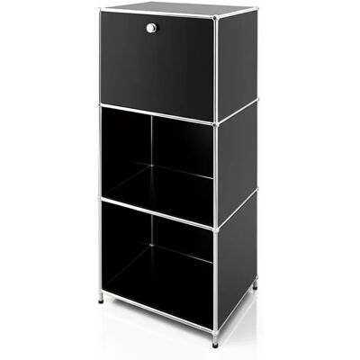 Floordirekt Metallregal Concept Epure MK-107 4 Ebenen 50 x 40 x 121 cm Schwarz Floordirekt Metallregal Concept Epure MK-107 4 Ebenen 50 x 40 x 121 cm Schwarz