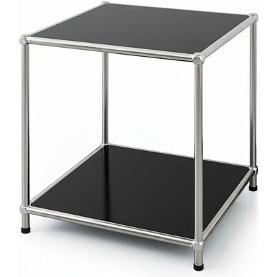 Floordirekt Metallregal Concept Epure MK-012 Beistelltisch 40 x 40 x 46 cm Schwarz Floordirekt Metallregal Concept Epure MK-012 Beistelltisch 40 x 40 x 46 cm Schwarz