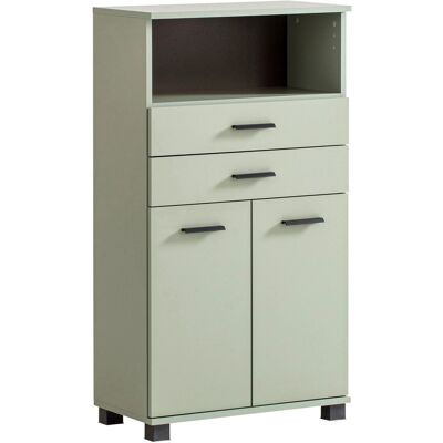 SCHILDMEYER Palermo Badschrank - Grün, 2-teilig, Verstellbare Regale SCHILDMEYER Palermo Badschrank - Grün, 2-teilig, Verstellbare Regale
