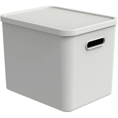 Rotho Albula Aufbewahrungsbox - Vielseitig, Stapelbar, 27L Rotho Albula Aufbewahrungsbox - Vielseitig, Stapelbar, 27L