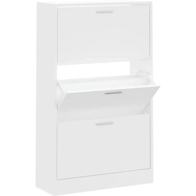 vidaXL Weiß 63x24x103 cm Schuhschrank - Aufbewahrungsmöbel vidaXL Weiß 63x24x103 cm Schuhschrank - Aufbewahrungsmöbel