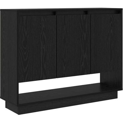 vidaXL Sideboard Schwarz Eichen-Optik 97 x 29 x 75 cm Holzwerkstoff 875224 vidaXL Sideboard Schwarz Eichen-Optik 97 x 29 x 75 cm Holzwerkstoff 875224