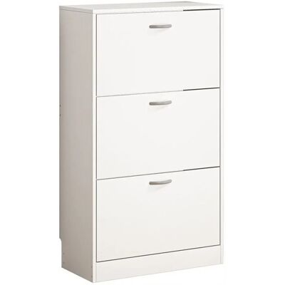Rebiko Schrank Kommode Schuhregal für Den Flur 3 Türen Modern Loft 110 Cm Rebiko Schrank Kommode Schuhregal für Den Flur 3 Türen Modern Loft 110 Cm