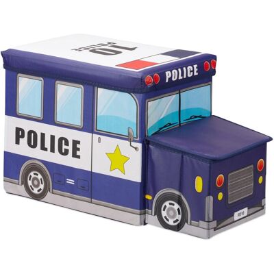 Relaxdays Sitzbox Polyester Mehrfarbig Police Faltbar Gepolstert 33 cm x 27 cm x 56 cm 1,5 kg Relaxdays Sitzbox Polyester Mehrfarbig Police Faltbar Gepolstert 33 cm x 27 cm x 56 cm 1,5 kg