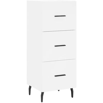 vidaXL Weiß 34,5x34x90cm Holzwerkstoff Sideboard - Sideboard Aufbewahrungsschrank vidaXL Weiß 34,5x34x90cm Holzwerkstoff Sideboard - Sideboard Aufbewahrungsschrank