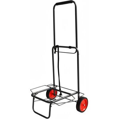 Relaxdays Transportwagen Stahl Schwarz Klappbar 100 cm x 44 cm x 34 cm Relaxdays Transportwagen Stahl Schwarz Klappbar 100 cm x 44 cm x 34 cm
