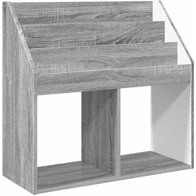 vidaXL Kinderregal Graues Sonoma 72,5 x 29,5 x 69 cm Holzwerkstoff 892385 vidaXL Kinderregal Graues Sonoma 72,5 x 29,5 x 69 cm Holzwerkstoff 892385