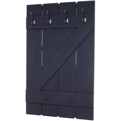 MCW Wandgarderobe D13 Dunkelgrau Shabby MCW Wandgarderobe D13 Dunkelgrau Shabby