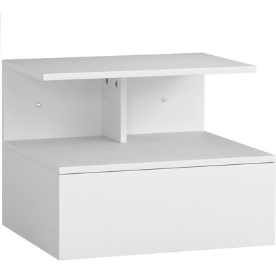 HOMCOM Nachttisch Hängend Beistelltisch für Schlafzimmer Wohnzimmer HOMCOM Nachttisch Hängend Beistelltisch für Schlafzimmer Wohnzimmer