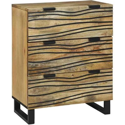 vidaXL Sideboard Braun 60 x 33,5 x 75 cm Massivholz Mango 4017939 vidaXL Sideboard Braun 60 x 33,5 x 75 cm Massivholz Mango 4017939