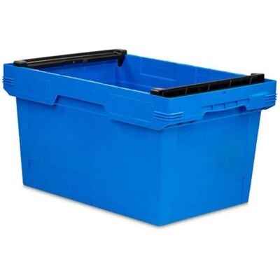 PROREGAL stapelbarer Transportbehälter - blau - 32,3x40x60 cm - 58 L PROREGAL stapelbarer Transportbehälter - blau - 32,3x40x60 cm - 58 L
