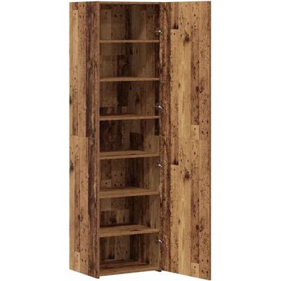 vidaXL Highboard Altholz 50 x 42,5 x 185 cm Holzwerkstoff 3365585 vidaXL Highboard Altholz 50 x 42,5 x 185 cm Holzwerkstoff 3365585