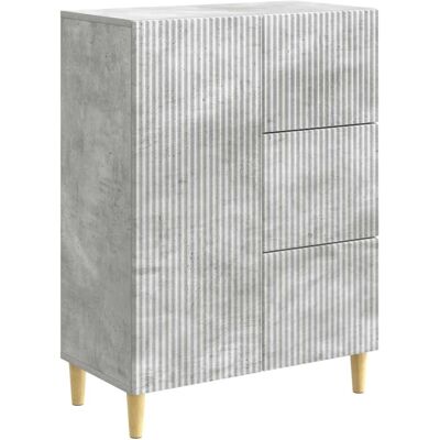 vidaXL Sideboard Betongrau 66 x 34,5 x 90 cm Holzwerkstoff 894628 vidaXL Sideboard Betongrau 66 x 34,5 x 90 cm Holzwerkstoff 894628