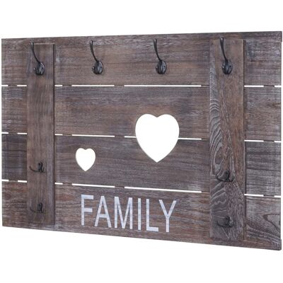 MCW Wandgarderobe C89 Family Shabby-Look Braun Shabby MCW Wandgarderobe C89 Family Shabby-Look Braun Shabby