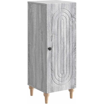vidaXL Sideboard Graues Sonoma 33 x 34,5 x 90 cm Holzwerkstoff 894141 vidaXL Sideboard Graues Sonoma 33 x 34,5 x 90 cm Holzwerkstoff 894141