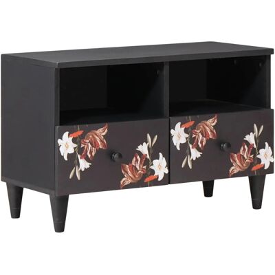 vidaXL Stauraumschränke Mehrfarbig 70 x 33,5 x 46 cm Massivholz Mango 4018701 vidaXL Stauraumschränke Mehrfarbig 70 x 33,5 x 46 cm Massivholz Mango 4018701