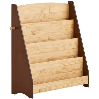 SoBuy Bücherregal Kinderregal mit 4 Ablagefächern und 2 Haken Natur 91x89x30cm KMB32-N SoBuy Bücherregal Kinderregal mit 4 Ablagefächern und 2 Haken Natur 91x89x30cm KMB32-N