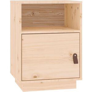 vidaXL Nachttisch 40x34x55 cm massives Kiefernholz Braun - Nachttisch vidaXL Nachttisch 40x34x55 cm massives Kiefernholz Braun - Nachttisch