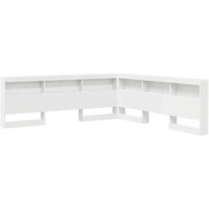 VidaXL Weißes Kopfteil mit Regal - Kopfteil mit Regal VidaXL Weißes Kopfteil mit Regal - Kopfteil mit Regal