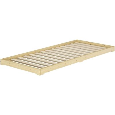 Erst-Holz Studentenbett Futon Extra Niedrig Massiv Fichte Natur 80 x 200 cm Modell 47 Rollrost inkl. Erst-Holz Studentenbett Futon Extra Niedrig Massiv Fichte Natur 80 x 200 cm Modell 47 Rollrost inkl.